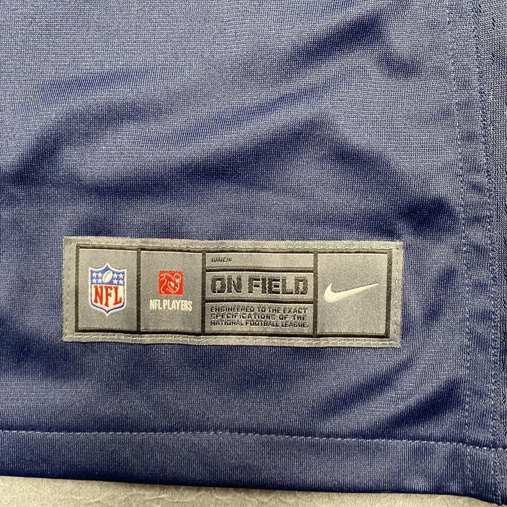 New England Patriots Jersey Womens Large Blue‎ NFL Football Cam Newton 1 Nike